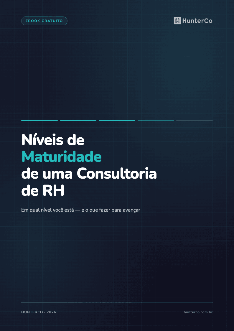 Capa do eBook Níveis de Maturidade — HunterCo